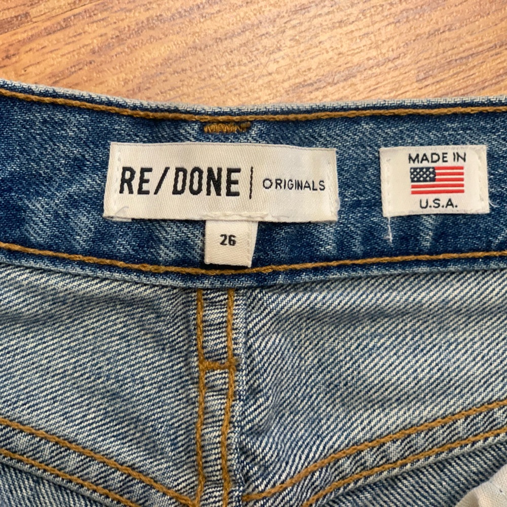 SOLD RE/DONE straight leg Jean 26 - Picture 3 of 8